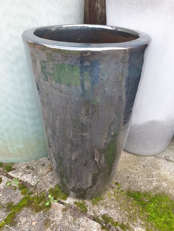 Blumentopf, Blumentrog, Übertopf gross aus Keramik/Ton Kaufen auf Ricardo