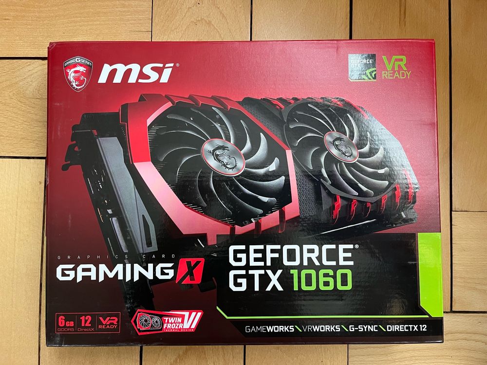 MSI GeForce GTX 1060 GAMING X 6G | Kaufen auf Ricardo