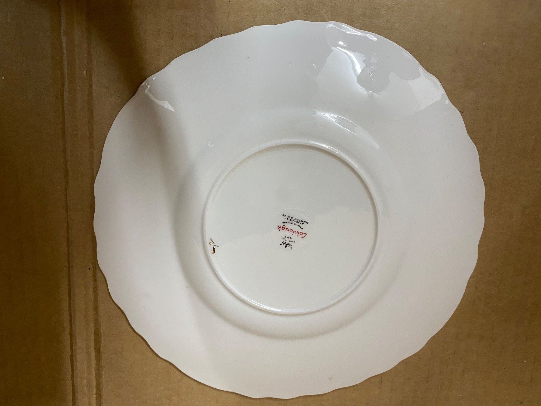 Ridgway Teller: Vintage 1940s/1950s Teller Colclough – Gebraucht aus Eschlikon TG von ArtRec 1