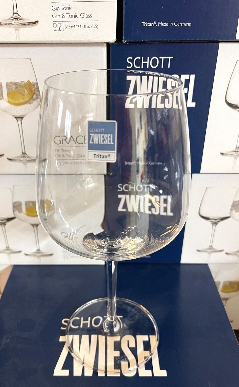 Schott Bicchieri: Schott Zwiesel / Gin Tonic / Grace / Karton à 2 Gläser – Nuovo e nell'imballaggio originale da Oftringen venduto da Vucki