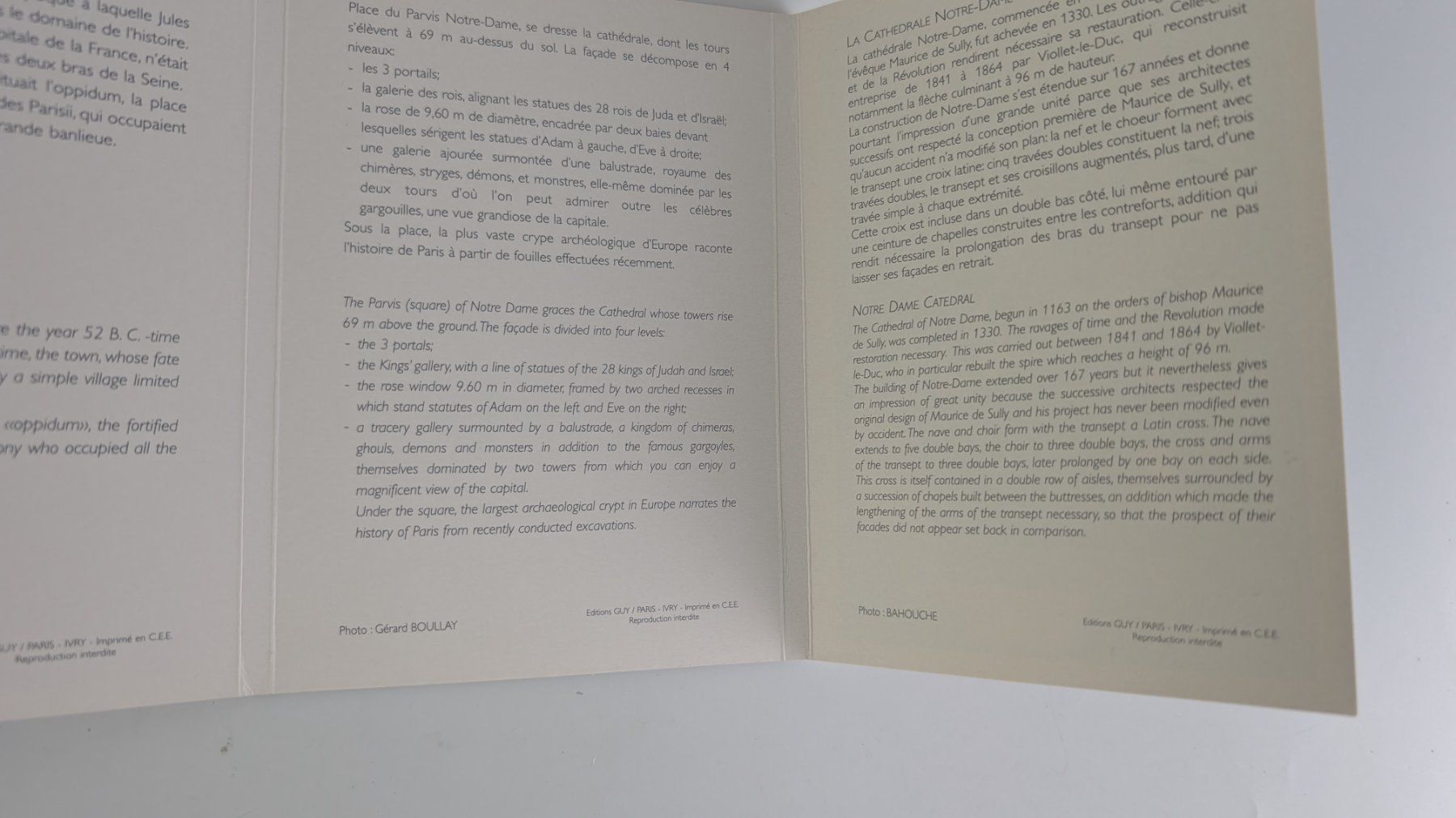 Cartoline postali: Notre Dame de Paris, 10 alte Ansichtskarten als Booklet – Nuovo (secondo la descrizione) da Zürich venduto da axolottchen 6