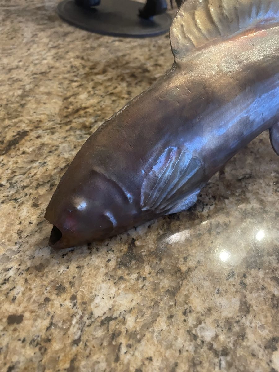 Sculture & Statue: Sculpture Poisson Cuivre – Usato da Vallamand venduto da Bricbracbroc82 2