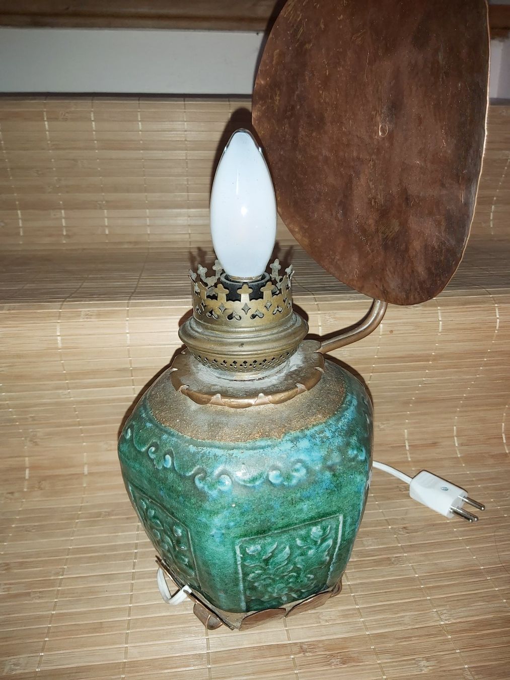 Lampen: Lampe, asiatisch, antik, türkis – Gebraucht aus Winterthur von Goldpipau 7