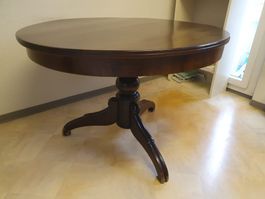 Runder Tisch, Massivholz,  Durchmesser 105 cm, Vintage Look!