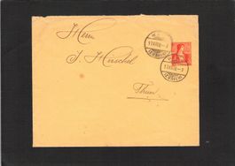 GS : Spörri & Cie. Wald ZH , gel.17.Xll.1908 , Rückseite !