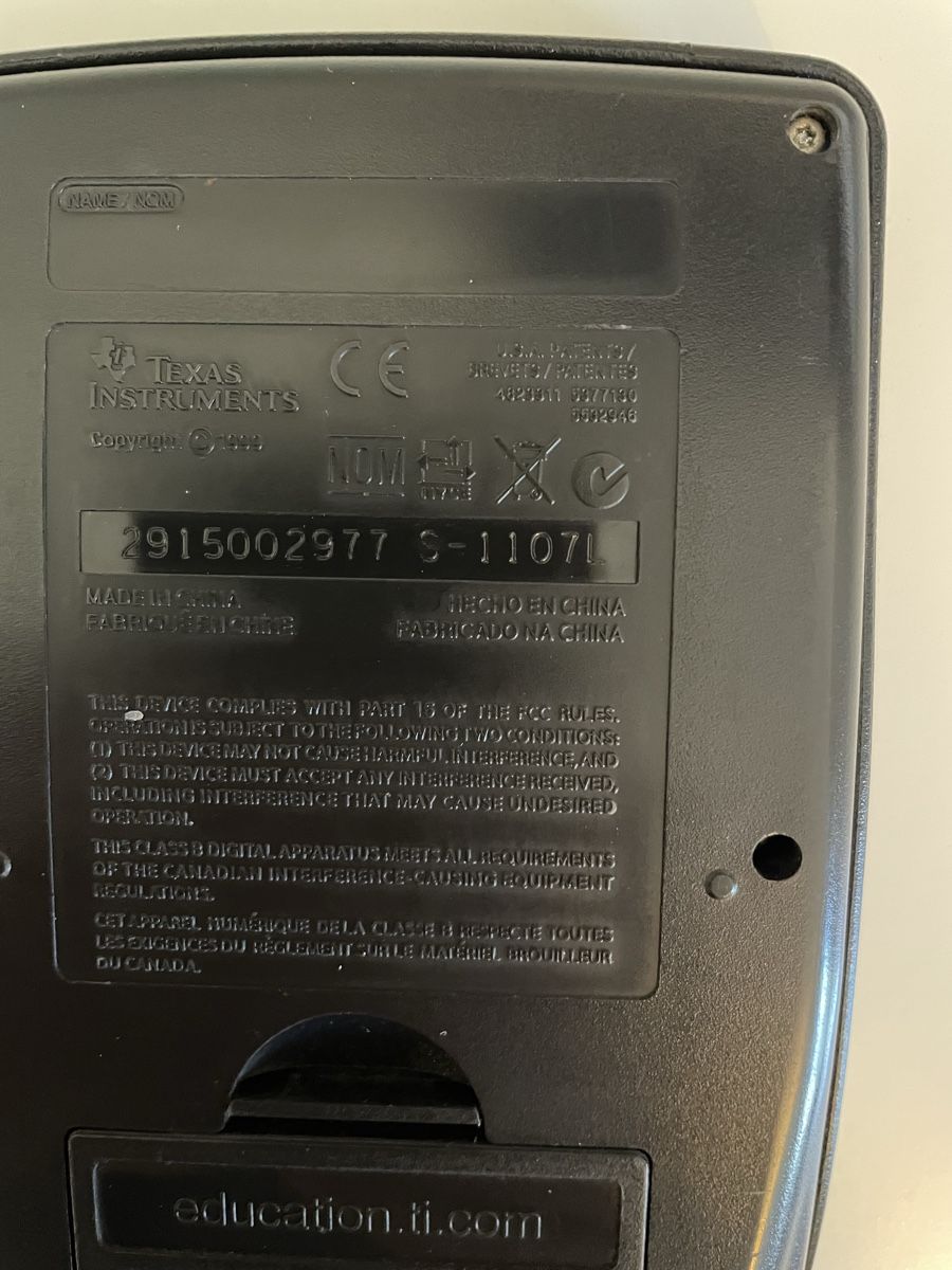 Texas Instruments Calcolatrici tascabili: Taschenrechner Texas Instruments TI-83 Plus schwarz – Usato da Oberarth venduto da abi127 3
