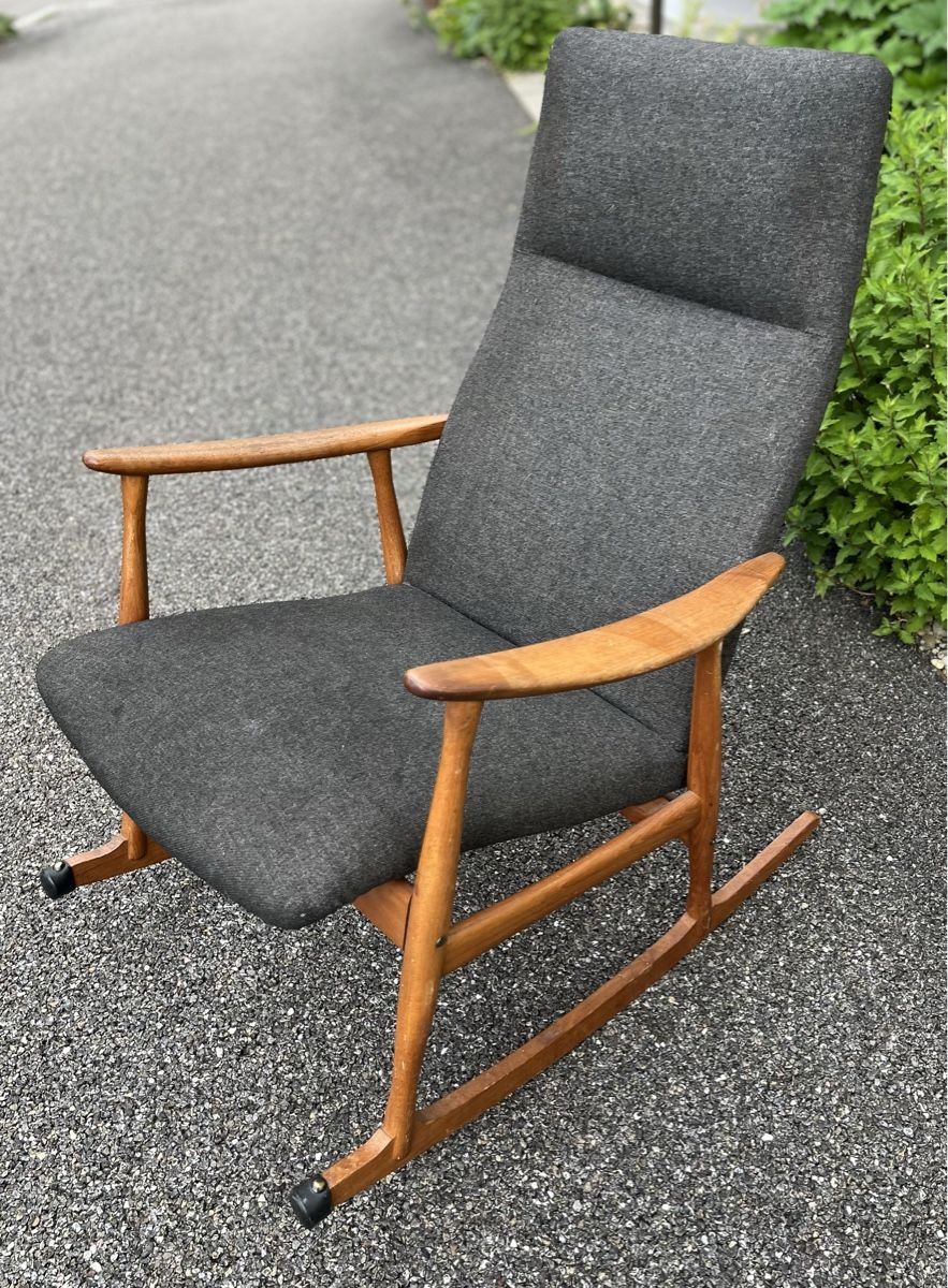 Sedie: Dänischer Mid-Century Schaukelstuhl – Usato da Ottikon venduto da san_w99n 6