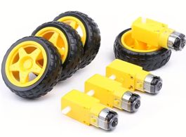 4x TT Motor mit Räder 3-6V  neu Modellmotor Makerworld Bambu