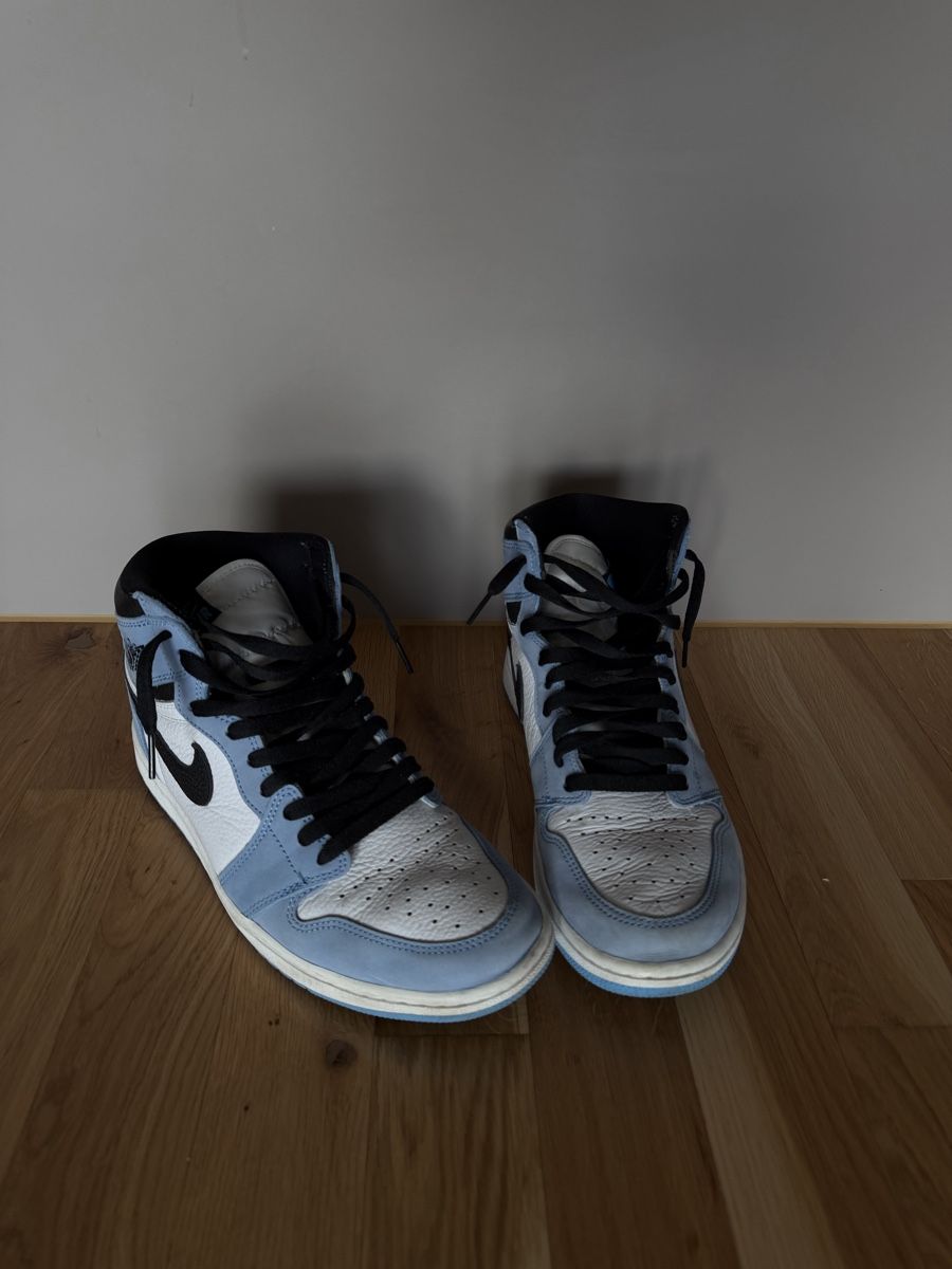 Jordan Scarpe da uomo: AIR JORDAN 1 HIGH BLAU/WEISS – Usato da Wohlen AG venduto da dan_hk69