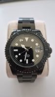Yachter Black Line mech. GMT "Seiko-Werk" neu ungetragen