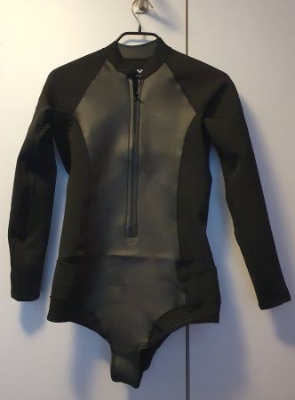 ROXY Neprene Badekleid, Langarm, Glatthaut Grösse 10