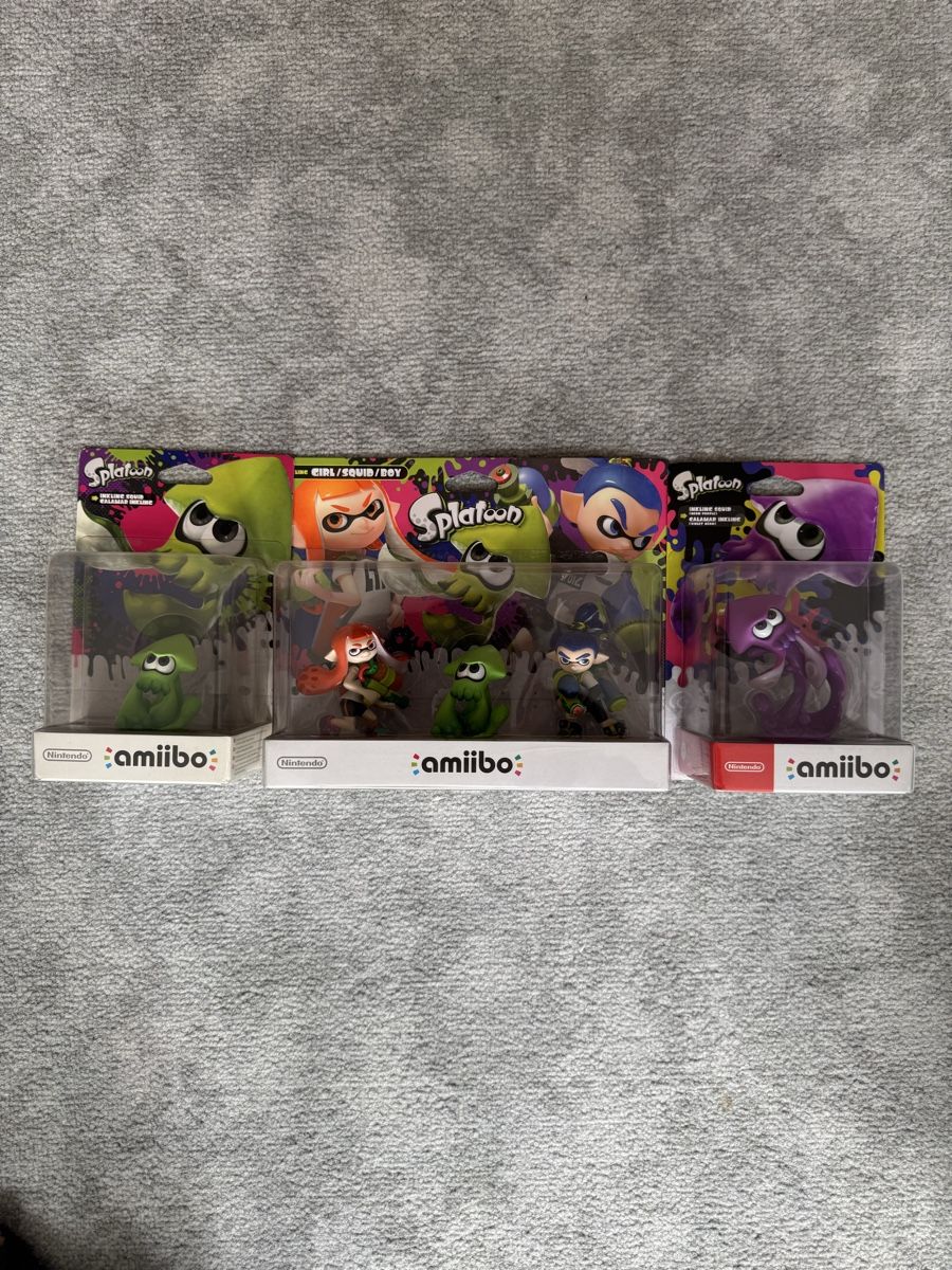 Nintendo Statuette: splatoon amiibos – Nuovo e nell'imballaggio originale da Wetzikon ZH venduto da the-collector91