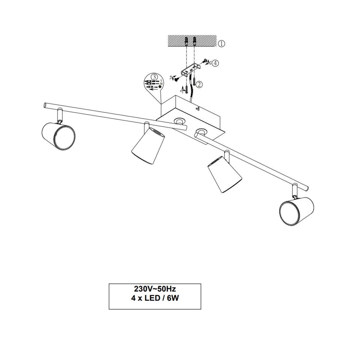 Lampade: Deckenleuchte, LED Schiene, 81 x 20 cm – Nuovo (secondo la descrizione) da Kreuzlingen venduto da Smart-Light 4