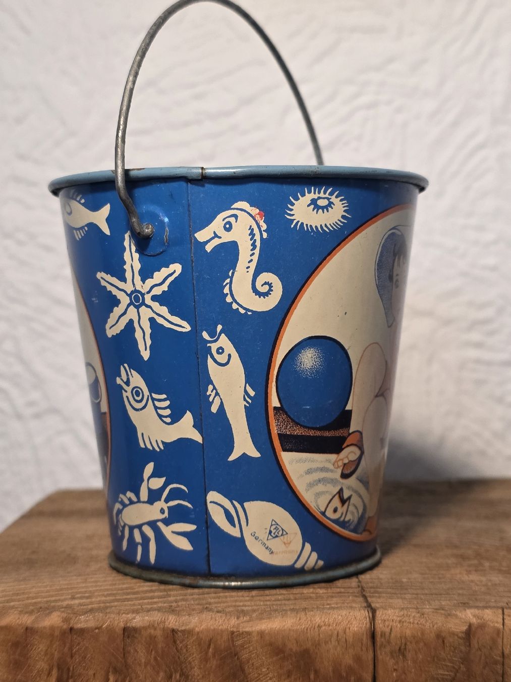 Giocattoli: Blech Eimer, Vintage Kinderspielzeug, Germany – Usato da Emmenbrücke venduto da clodilaus 2