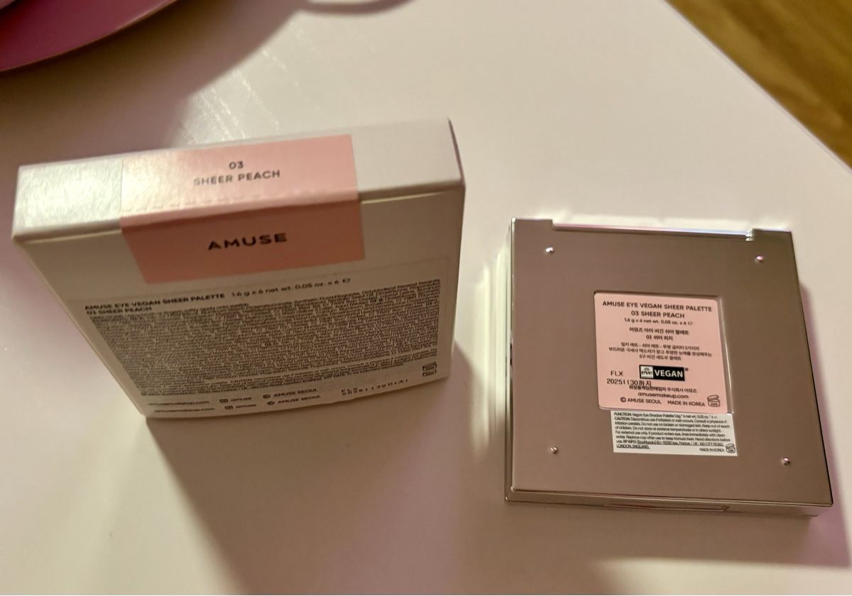 Make-up: Amuse Eye Vegan Palette Peach – Usato da Baden venduto da Tiffany6878 2