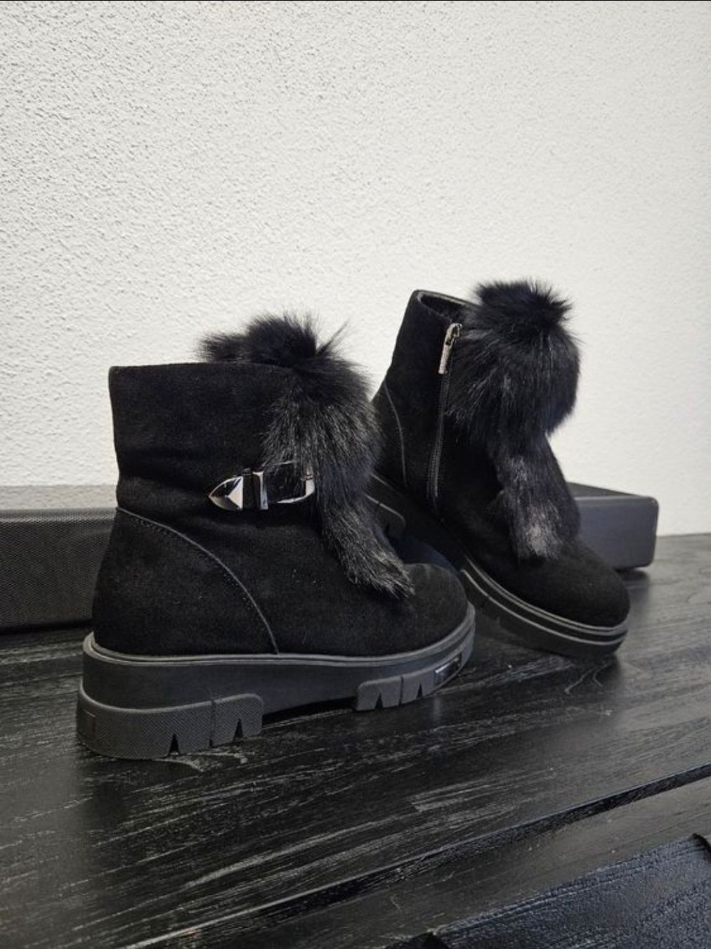 Scarpe da donna: Elegante Winterboots mit Fell – Usato da Bülach venduto da Recherchieren 1