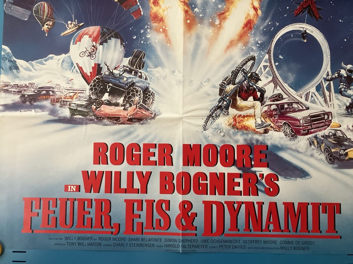Poster & Bilder: ROGER MOORE IN WILLY BOGNER’S / FEUER, EIS UND DYNAMIT  A1 – Neu (gemäss Beschreibung) aus Lausen von Indexvision 1
