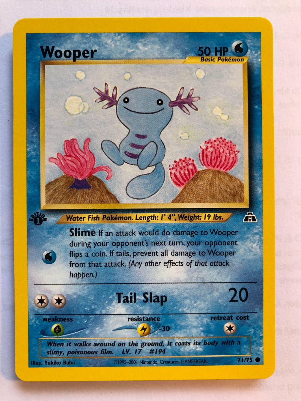 Carte collezionabili: Wooper 1st Neo Discovery - MINT - ab 1.- – Usato da Giubiasco venduto da dan_pr8b