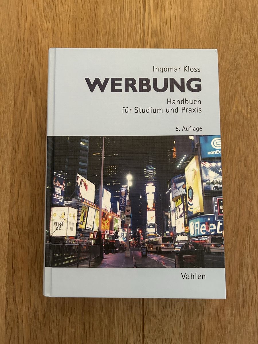 Libri: Werbung. Buch für Studium & Praxis 2012 – Usato da Bern venduto da kat_sm88