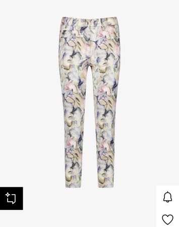 NEU*** GERRY WEBER Damenhose, Blumenmuster 34 / 36 NP 129