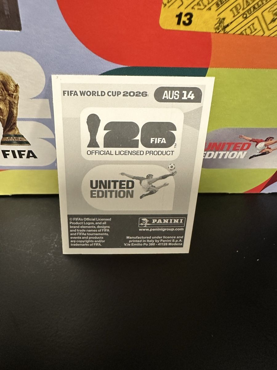 Panini Carte collezionabili: AUS 14 - Panini WM 2026 – Nuovo (secondo la descrizione) da Kreuzlingen venduto da Bes-GamingCollection 1