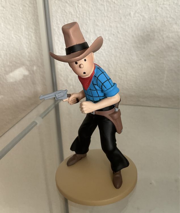 Figurines Collector Mini Pixi – Scène Tintin En Amérique – Cow-boy, Indien – Neuf