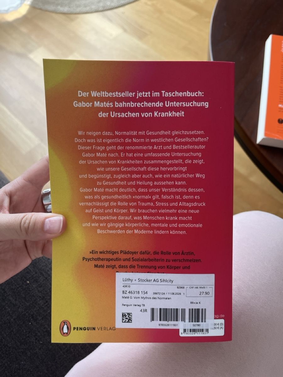 Libri: NEU Buch: Vom Mythos des Normalen, Dr. Gabor Maté – Nuovo (secondo la descrizione) da Zürich venduto da Alindae 1