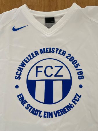 FC ZÜRICH TRIKOT SCHWEIZERMEISTER 2005/06 FCZ NIKE XL