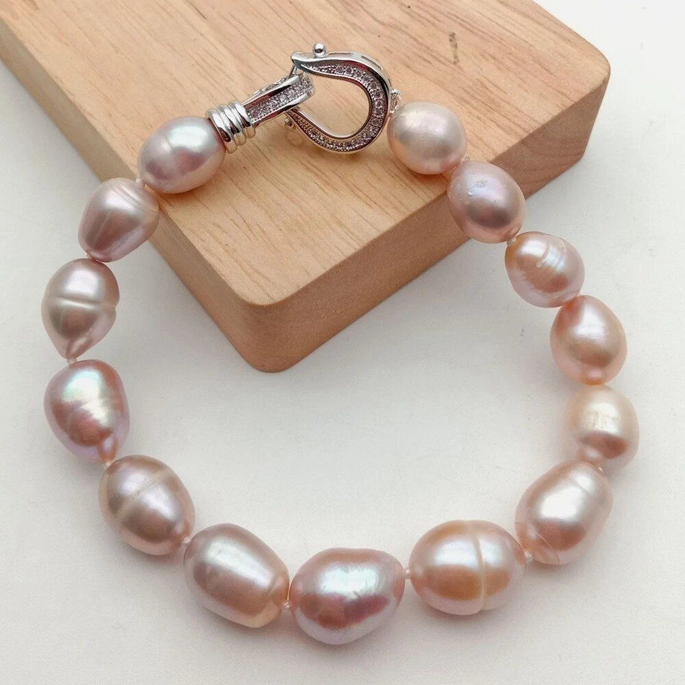 Bracciali & Braccialetti: Lila Lua Perlen Armband Echt Bracelet Perle mauve Vrai – Nuovo (secondo la descrizione) da Prilly venduto da ilyria73 1