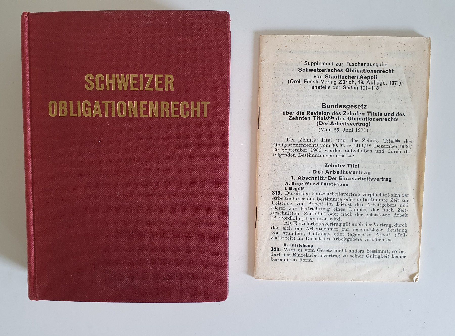 Libri: OR Schweizeres Obligationenrecht 1971 – Usato da Giswil venduto da online-Brockenhaus 6