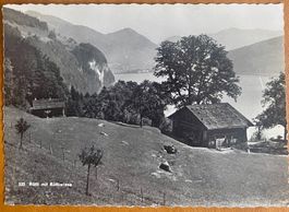 AK: RÜTLI 1941 - Briefmarke 650ème Confédération suisse
