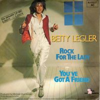 Betty Legler  --Rock for the Lady  Single7