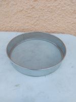 Sieb Edelstahl Siebmaschenweite ca. 1mm guter Zustand