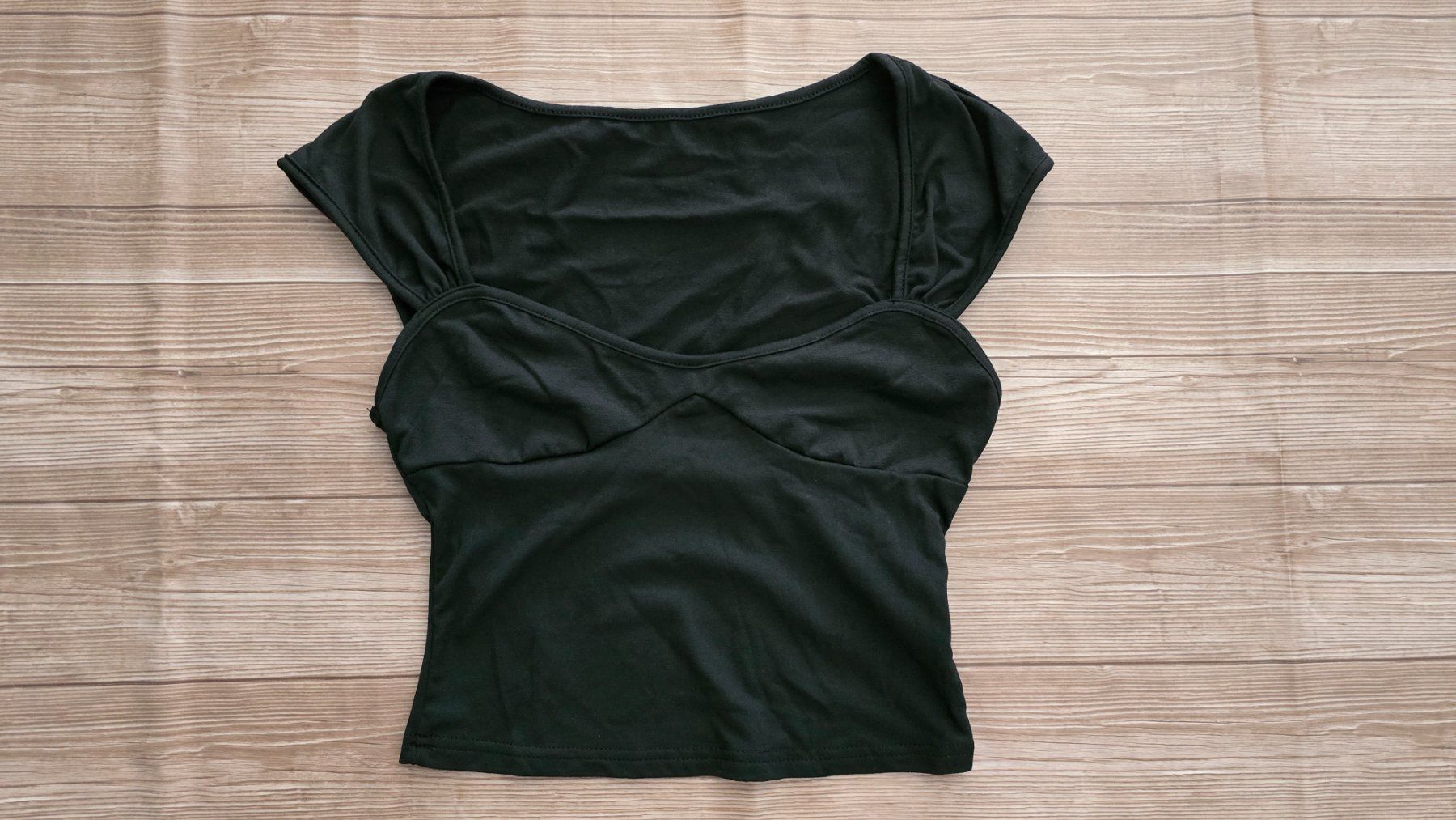 Shein Top: Milkmaid Crop Top - S - schwarz – Nuovo (secondo la descrizione) da Thalwil venduto da VitaMini