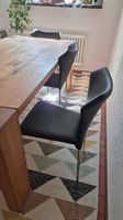 5 Stühle Leder schwarz von Möbel Märki