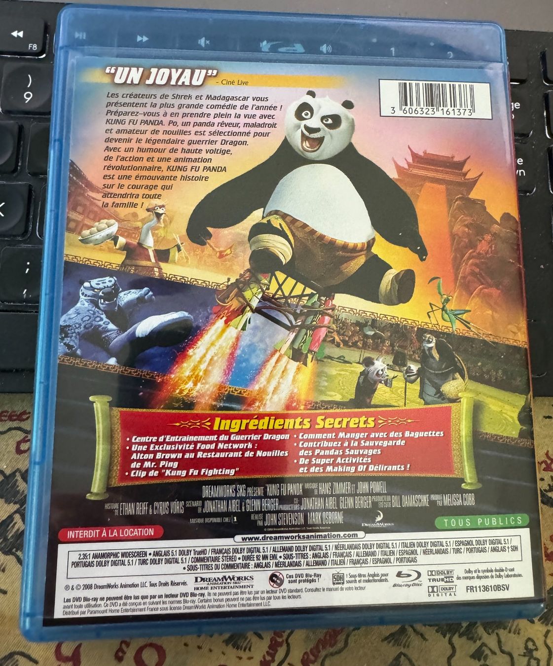 Tous les DVDs: Kung Fu Panda (2008) - Blu-ray – D'occasion à Semsales par __Florian__ 2