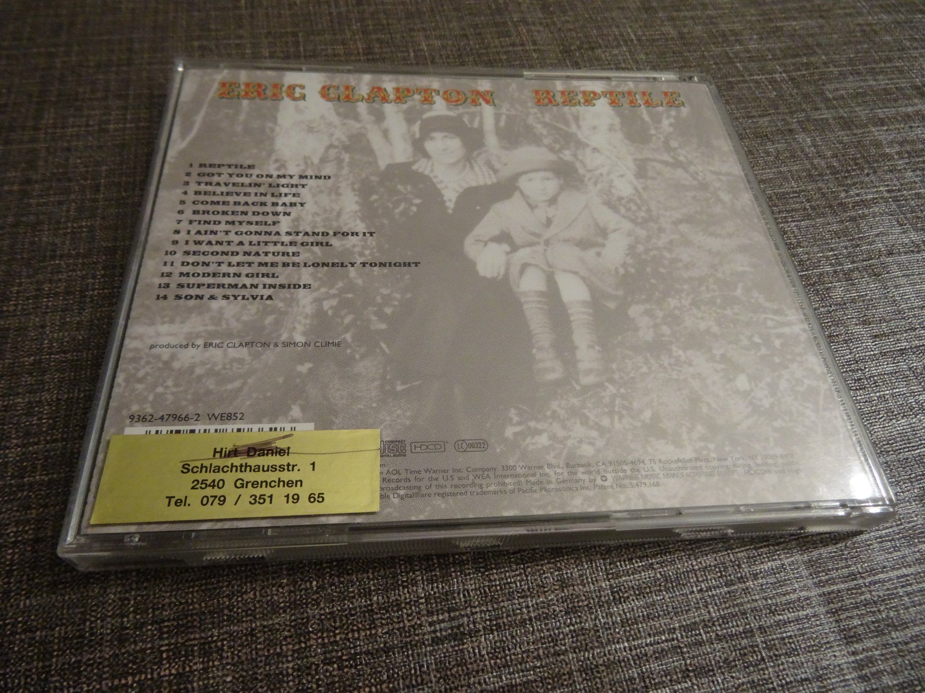CD: Eric Clapton Reptile CD – Usato da Olten venduto da Disc-Ausverkauf 1