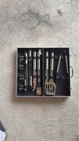 Grillbesteck Set Edelstahl mit Koffer neu