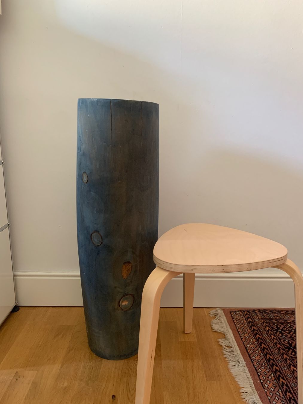 Sculptures & Statues: Minimale Holzskulptur blau – D'occasion à Zürich par mnnw 3