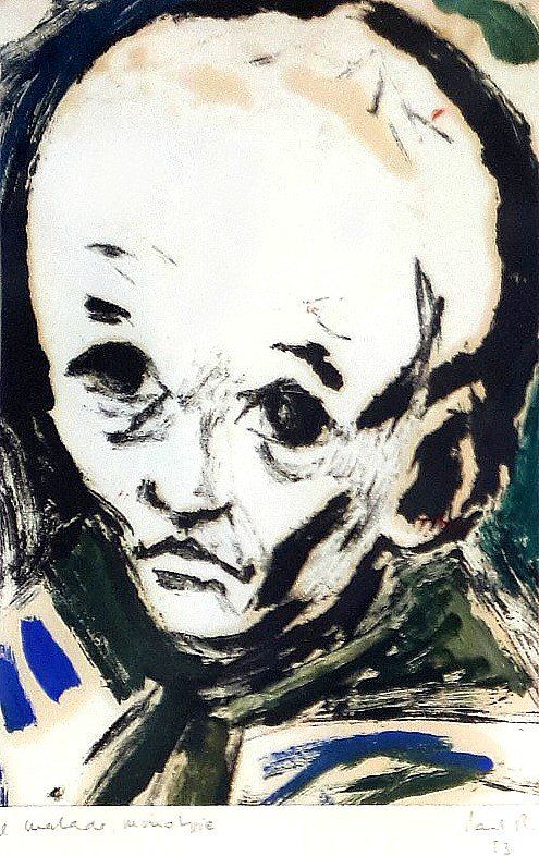 Gemälde: Lermite - Monotype daté de 1953 – Gebraucht aus Montmelon von canelle-12
