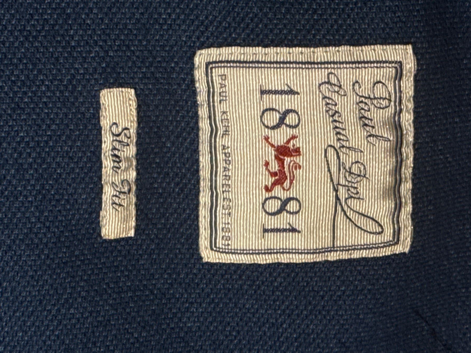 Paul Kehl Giacche: Stylischer Herrenblazer Gr. 48 dunkelblau – Usato da Vella venduto da Buendnersteinbock 1