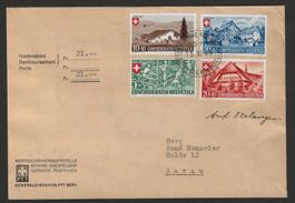 1945 : Pro Patria Serie auf N-Brief