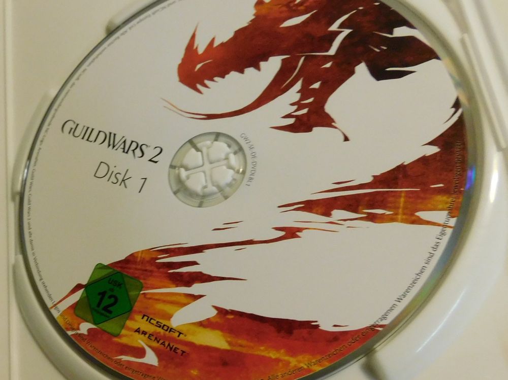 Game PC CD Rom Game Videospiel Guildwars 2 2012 (Gebraucht) in
