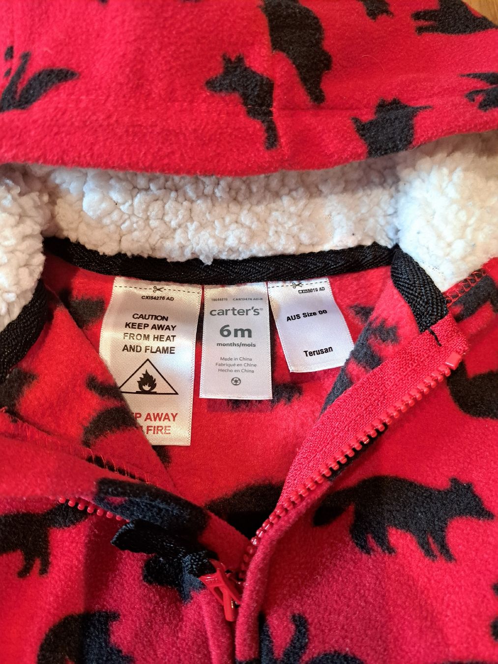 Carter's Pagliaccetti: Carter's Fleece Overall, Grösse 6M – Usato da Zell LU venduto da starlight_ 1