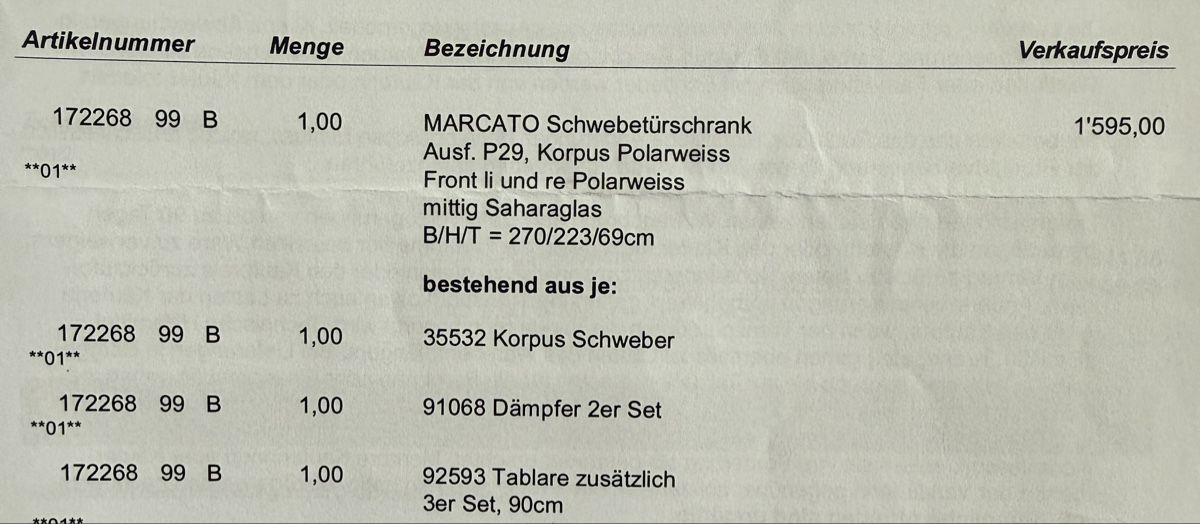 Schränke: Schwebetürschrank  – Gebraucht aus Hägendorf von MiriamC01 5