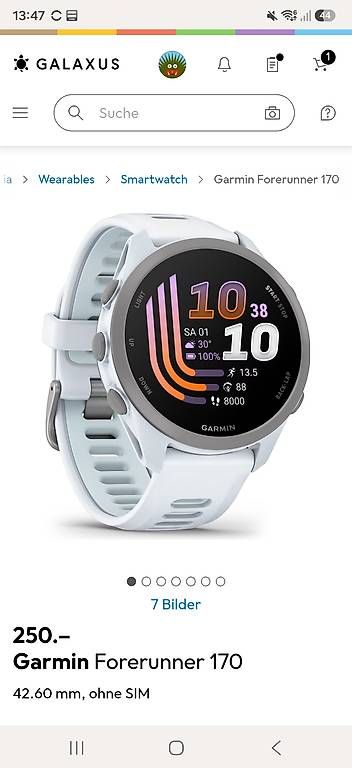 Smartwatch: Garmin Forerunner 170 – Neuf avec emballage d'origine à Versam par Dani_sei 1