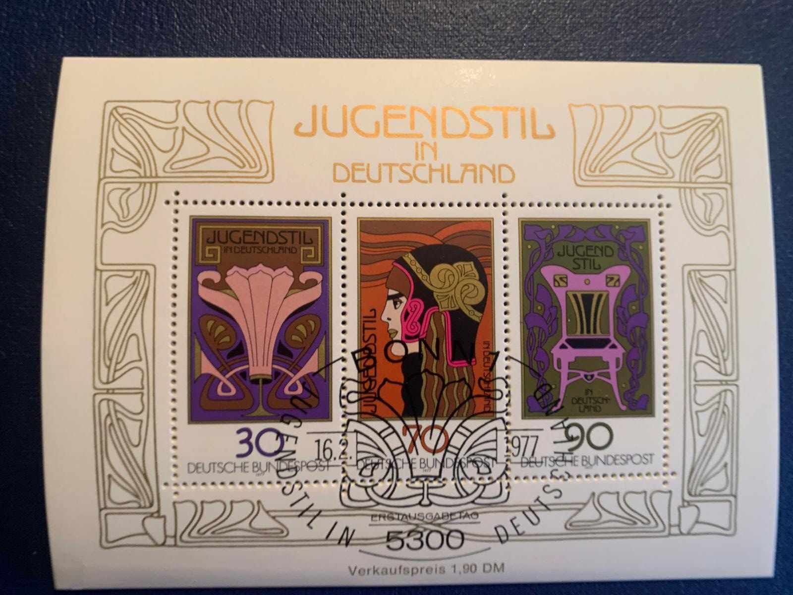 Tutti i francobolli: Jugenstilblock 1973 – Usato da Unteraegeri venduto da schlauer2003