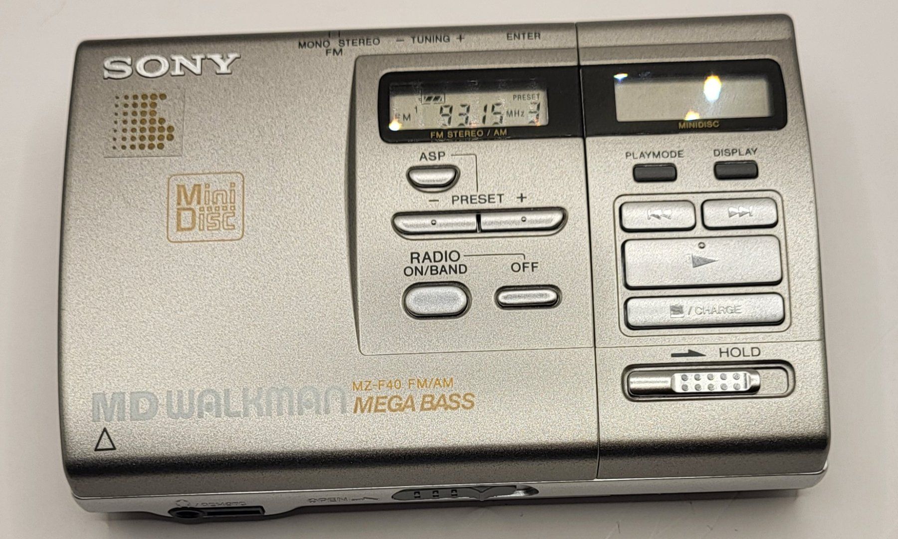 Minidisc: Sony MZ-F40 MiniDisc Walkman – Usato da Altendorf venduto da keskomat