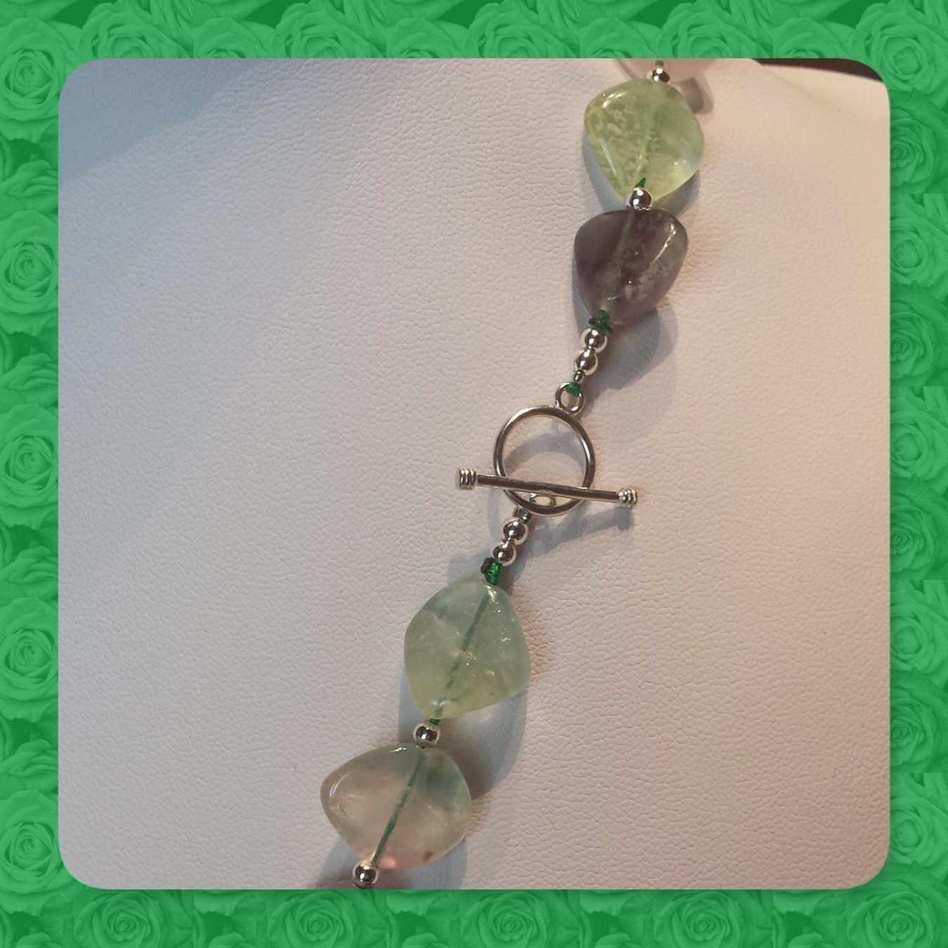 Catenine: NEU: Fluorit Kette Collier Edelstein – Nuovo (secondo la descrizione) da Matten b. Interl venduto da EdelsteineInterlaken 5