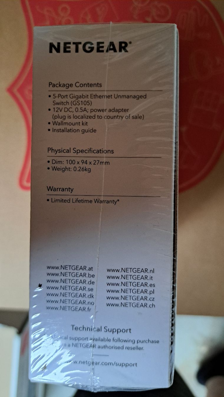 Netgear Hub & Switch: Netgear GS105 ProSAFE Gigabit Switch, 5-Port – Nuovo e nell'imballaggio originale da Wetzikon ZH venduto da Oiramrebuh 2